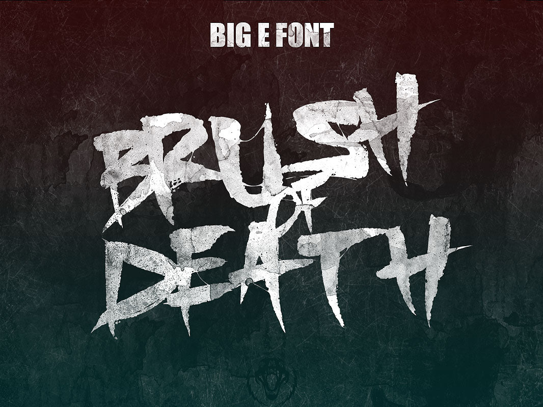 Brush of Death Grunge Metalcore Font