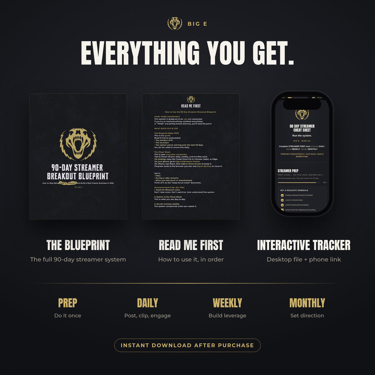 The 90-Day Streamer Breakout Blueprint + Interactive Tracker